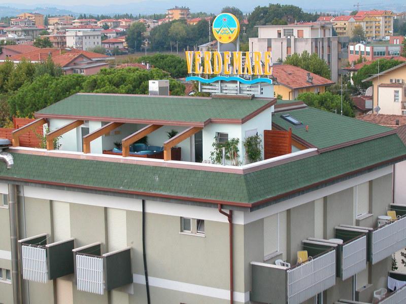 Hotel Verdemare リミニ エクステリア 写真